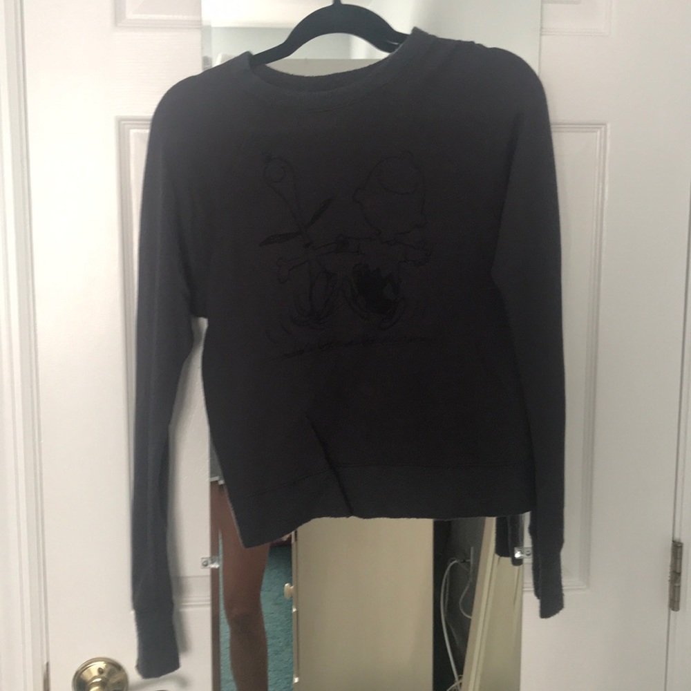 Vintage Peanuts Grey Graphic Sweatshirt